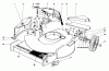 Toro 20440 - Lawnmower, 1975 (5000001-5999999) Ersatzteile HOUSING ASSEMBLY
