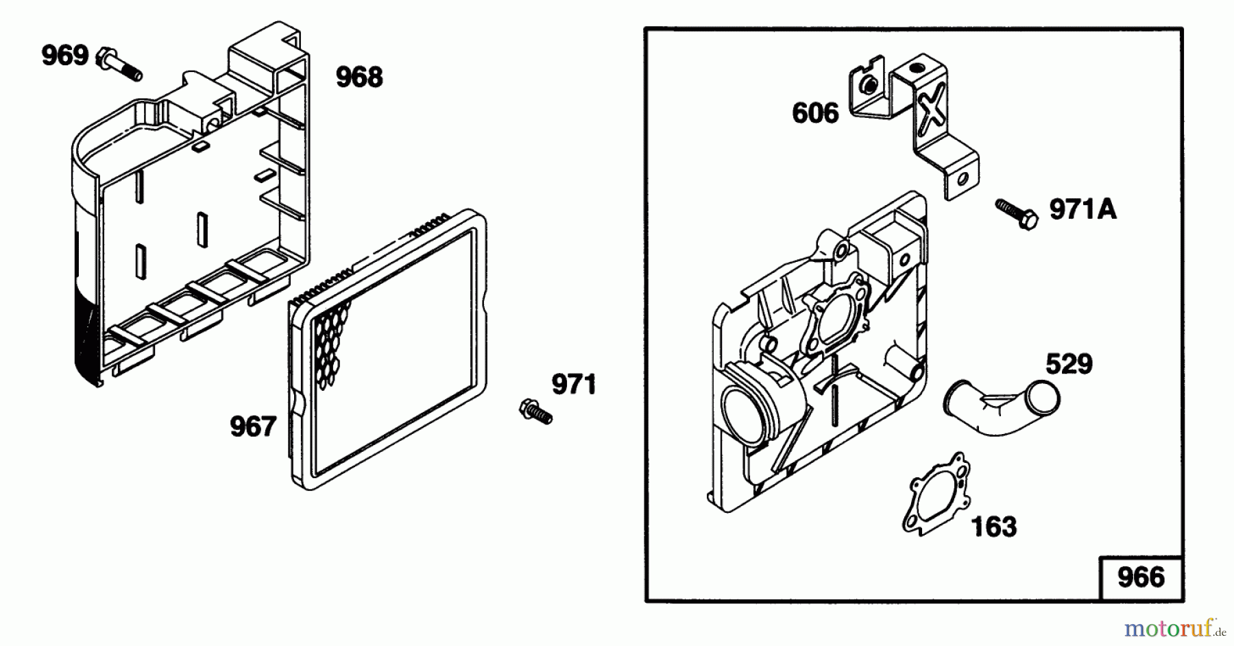 Toro Neu Mowers, Walk-Behind Seite 1 20441 - Toro Lawnmower, 1996 (6900001-6999999) ENGINE BRIGGS & STRATTON MODEL 127802-0640-01 #5