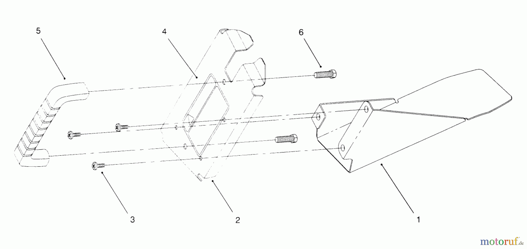 Toro Neu Mowers, Walk-Behind Seite 1 20441 - Toro Lawnmower, 1996 (6900001-6999999) REAR BAGGING ASS-Y (MODEL NO. 20453 ONLY) #3
