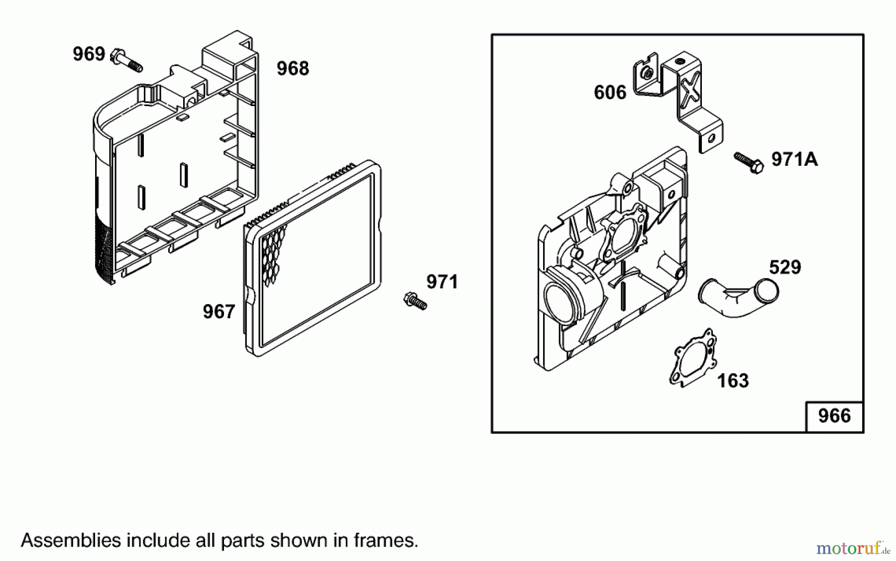  Toro Neu Mowers, Walk-Behind Seite 1 20442 - Toro Lawnmower, 1995 (5900001-5999999) AIR CLEANER ASSEMBLY BRIGGS AND STRATTON 127802-0640-01