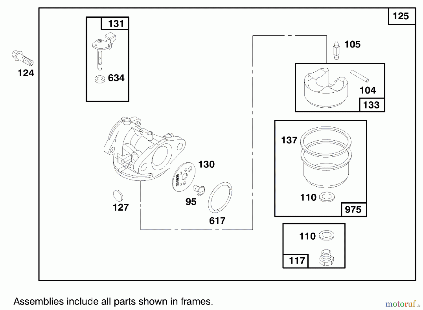 Toro Neu Mowers, Walk-Behind Seite 1 20445 - Toro Lawnmower, 1997 (7900001-7999999) ENGINE BRIGGS & STRATTON MODEL 12F802-1750-A1 #3
