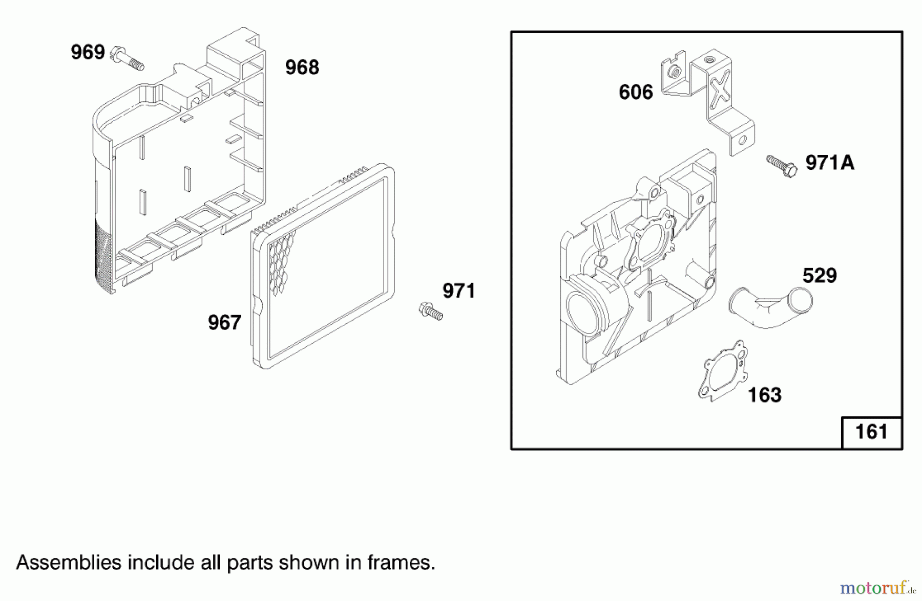 Toro Neu Mowers, Walk-Behind Seite 1 20445 - Toro Lawnmower, 1997 (7900001-7999999) ENGINE BRIGGS & STRATTON MODEL 12F802-1750-A1 #4