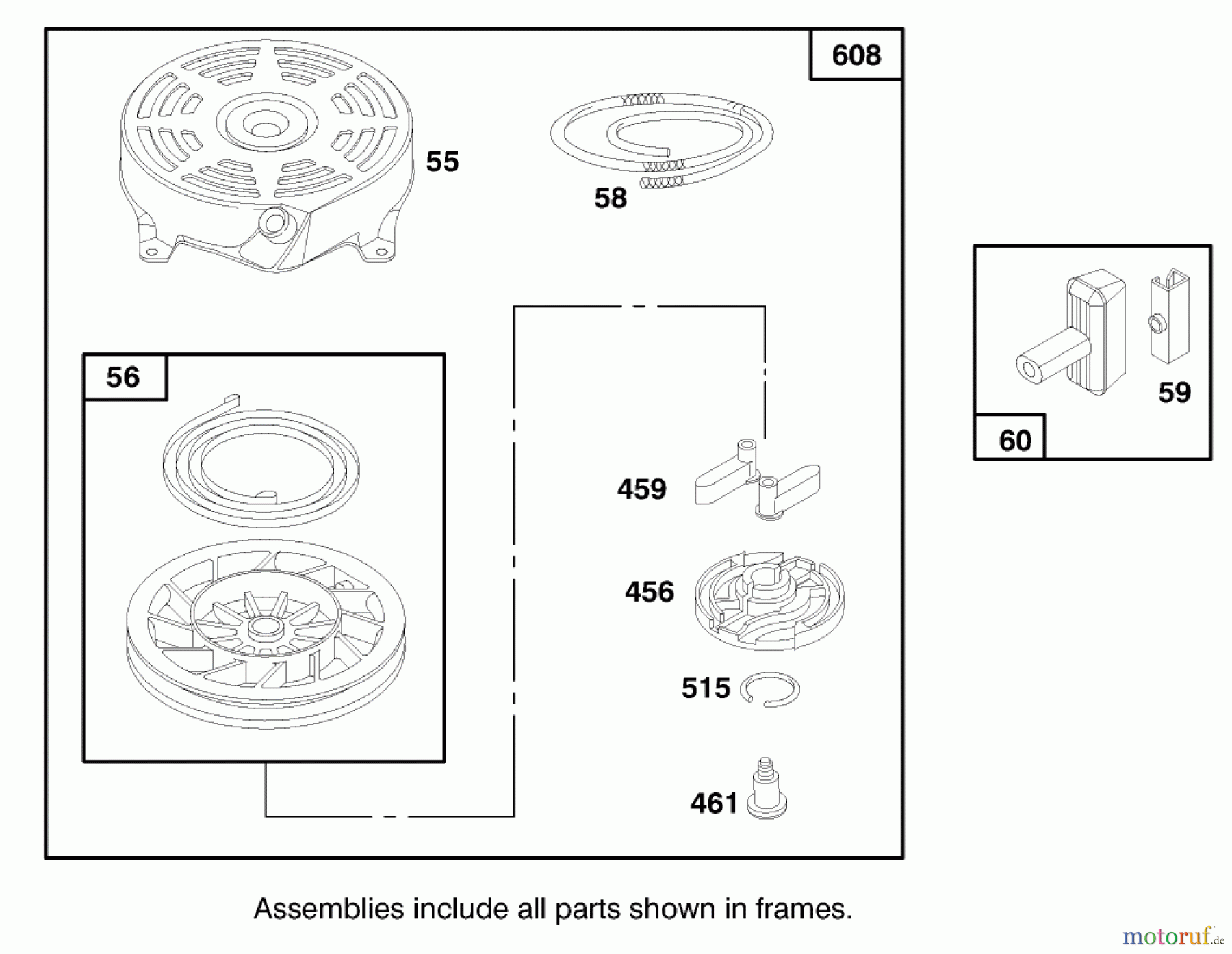 Toro Neu Mowers, Walk-Behind Seite 1 20445 - Toro Lawnmower, 1997 (7900001-7999999) ENGINE BRIGGS & STRATTON MODEL 12F802-1750-A1 #8