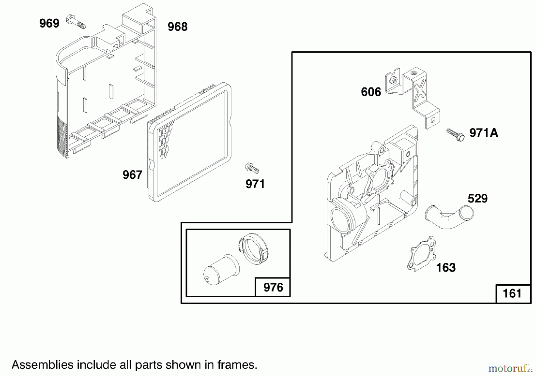  Toro Neu Mowers, Walk-Behind Seite 1 20458 - Toro Lawnmower, 1997 (7900001-7999999) ENGINE BRIGGS & STRATTON MODEL 12H802-0658-01 #5