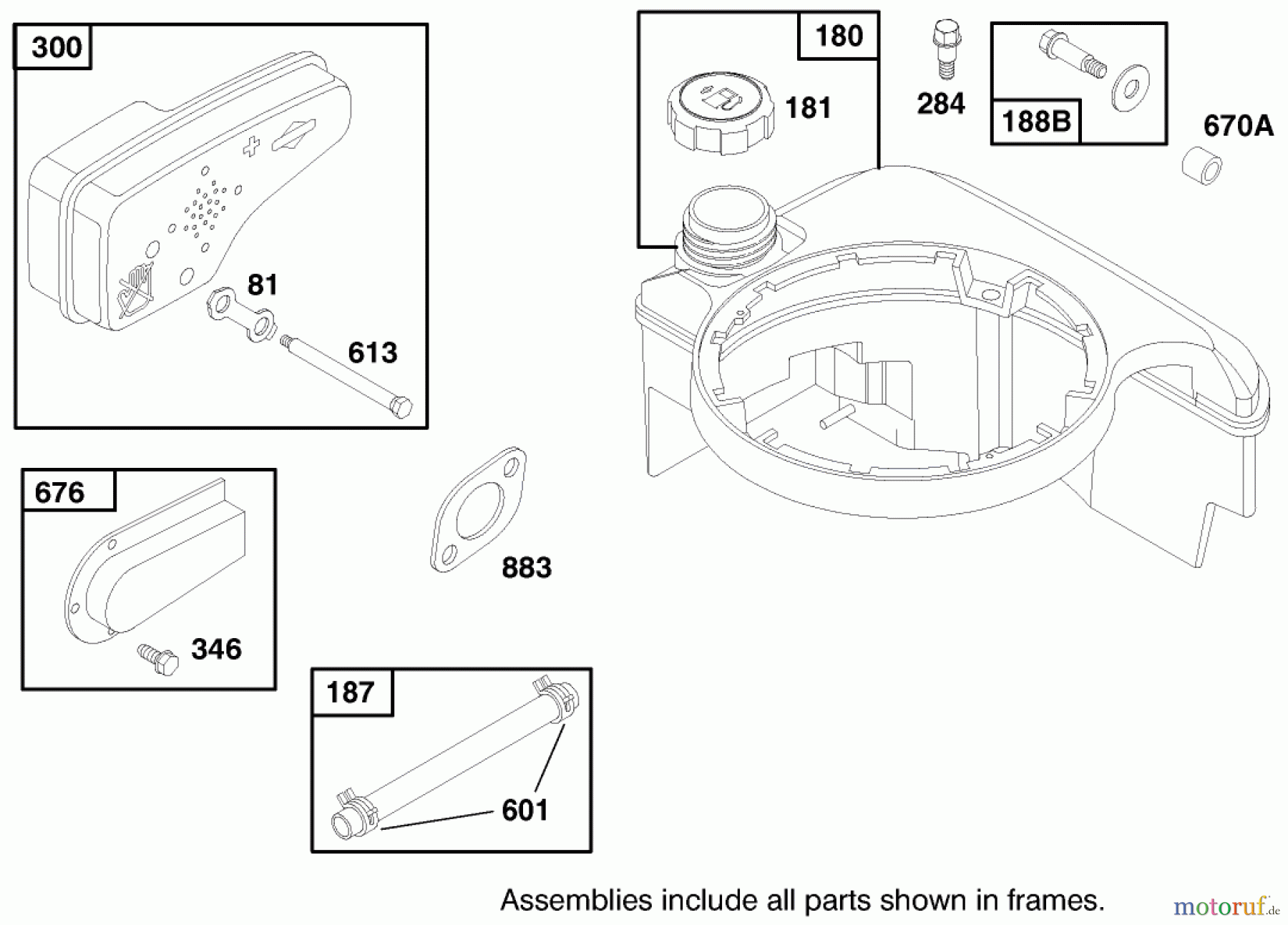  Toro Neu Mowers, Walk-Behind Seite 1 20448 - Toro Lawnmower, 1997 (7900001-7999999) ENGINE BRIGGS & STRATTON MODEL 12H802-0658-01 #8