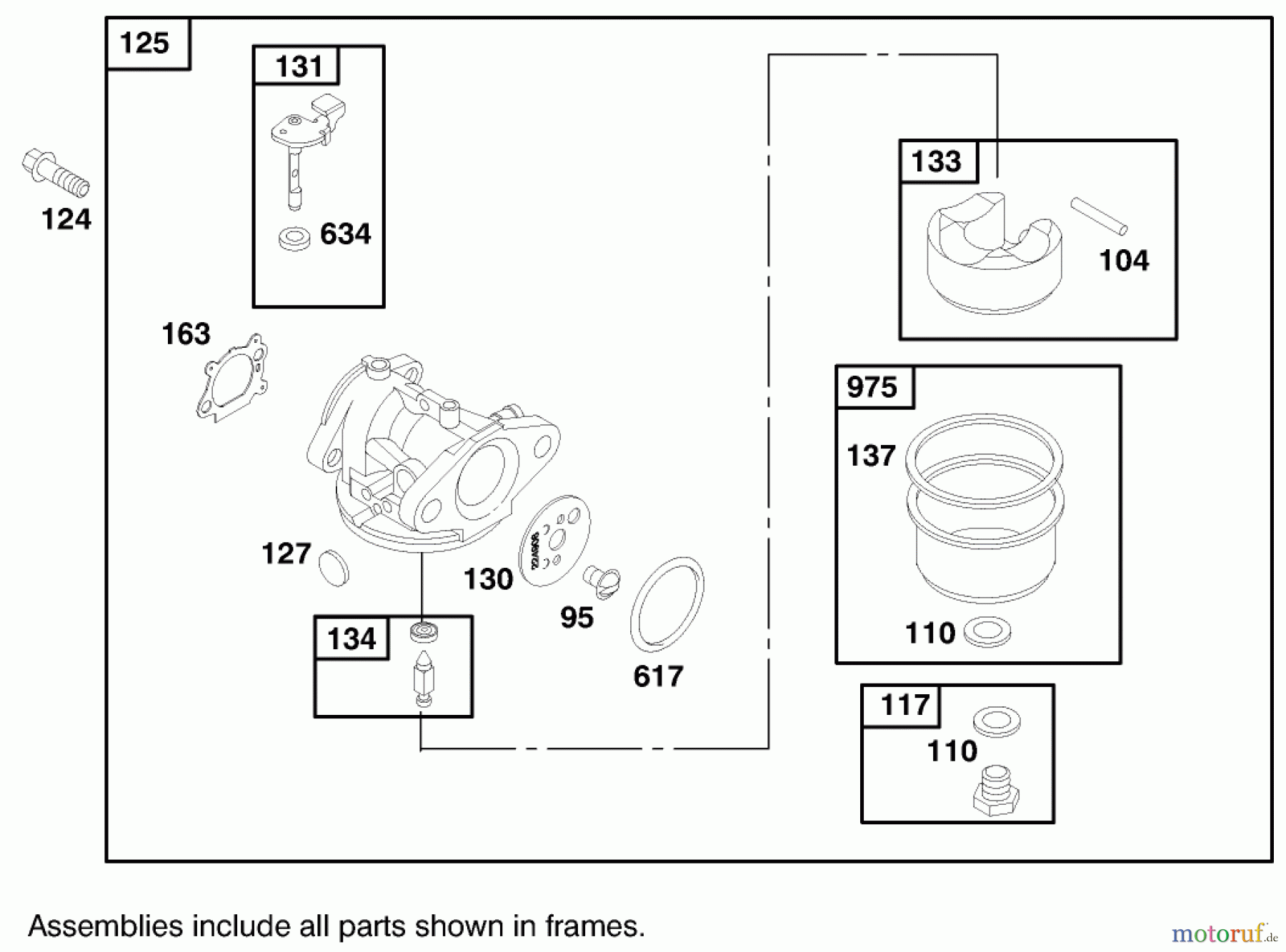 Toro Neu Mowers, Walk-Behind Seite 1 20452 (R-21S) - Toro Recycler Mower, R-21S, 1998 (8900001-8999999) ENGINE BRIGGS & STRATTON MODEL 12H802-1758-E1 #3