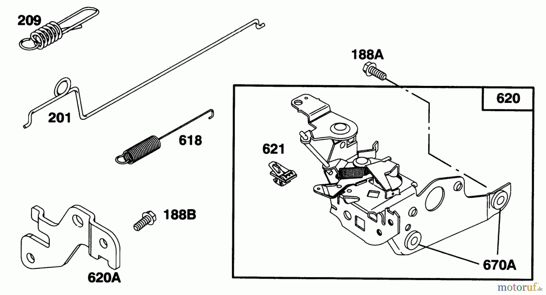 Toro Neu Mowers, Walk-Behind Seite 1 20461 - Toro Super Recycler Lawnmower, 1995 (5900001-5999999) ENGINE BRIGGS & STRATTON MODEL 128802-0615-01 #4