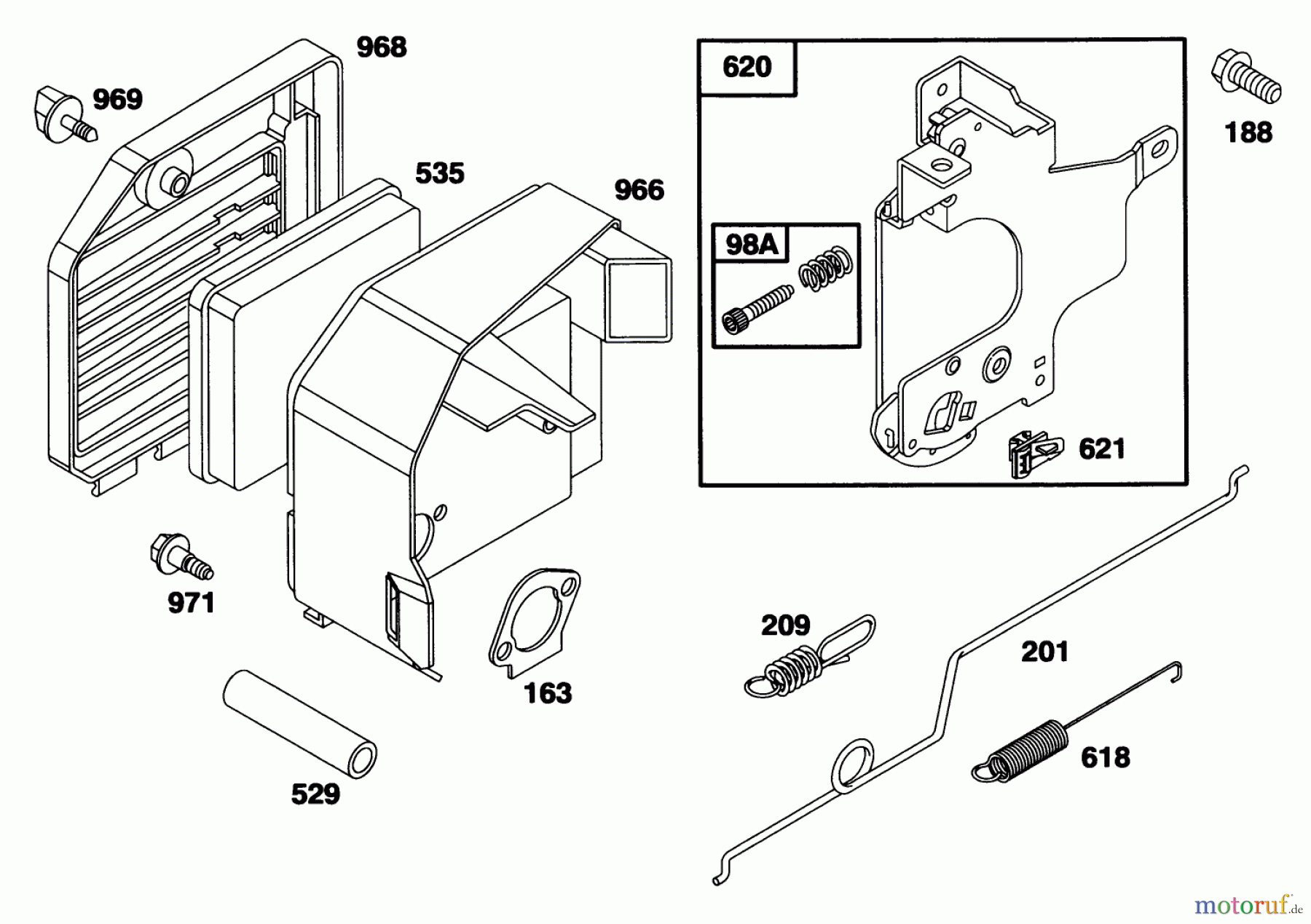 Toro Neu Mowers, Walk-Behind Seite 1 20464 - Toro Super Recycler Lawnmower, 1995 (5900001-5999999) ENGINE GTS 150 MODEL 97772-0118-02 MODEL 97772-0318-A2 #2