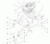 Toro 20466 - Lawnmower, 1996 (6900001-6999999) Ersatzteile ENGINE ASSEMBLY