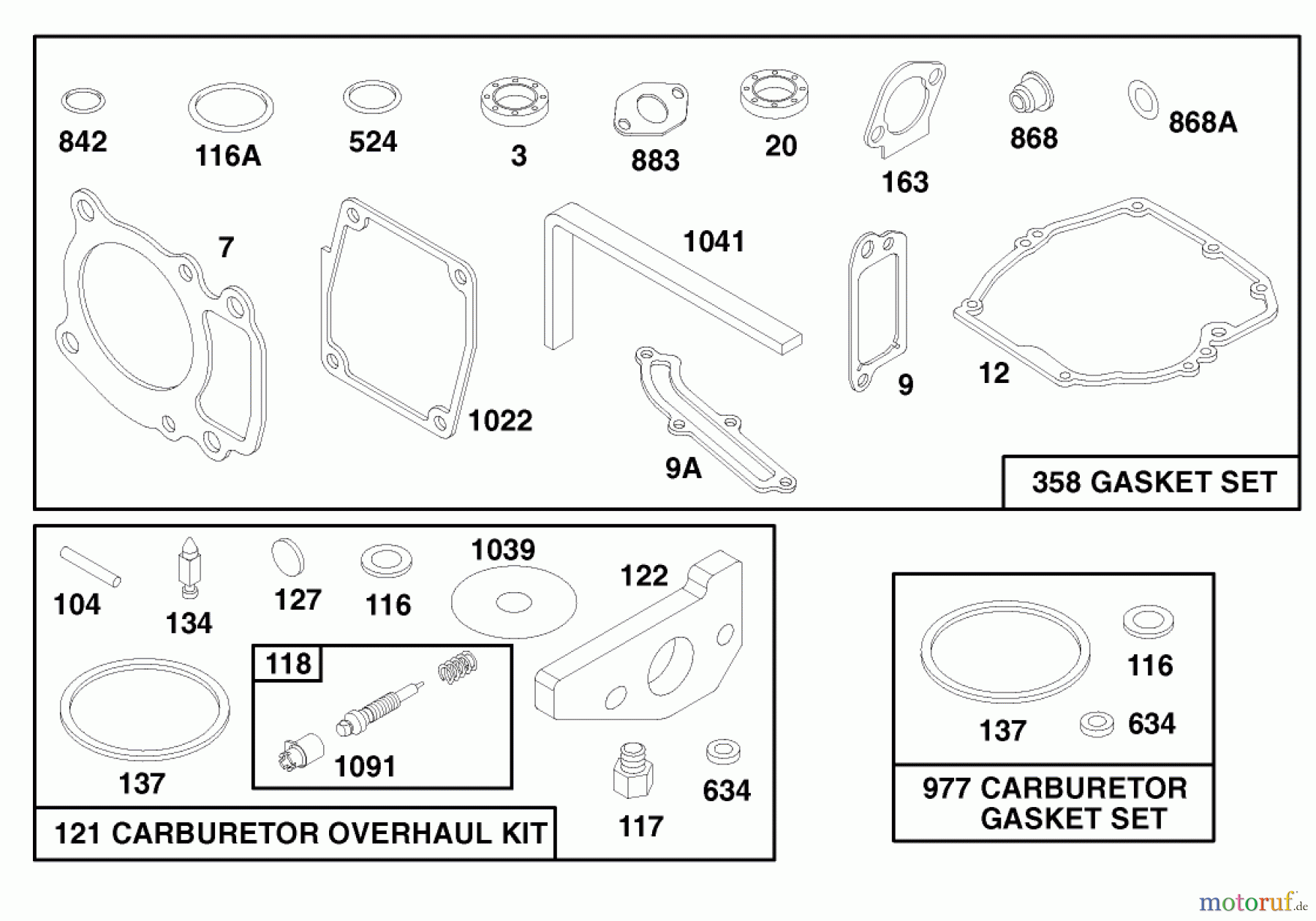  Toro Neu Mowers, Walk-Behind Seite 1 20465 - Toro Lawnmower, 1996 (6900001-6999999) ENGINE GTS 150 (MODEL NO. 20465 ONLY) #8