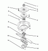 Toro 20465 - Super Recycler Lawnmower, 1995 (5900001-5999999) Ersatzteile BLADE BRAKE CLUTCH ASSEMBLY