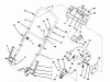 Toro 20465 - Super Recycler Lawnmower, 1995 (5900001-5999999) Ersatzteile HANDLE ASSEMBLY (MODEL NO. 20466 ONLY)