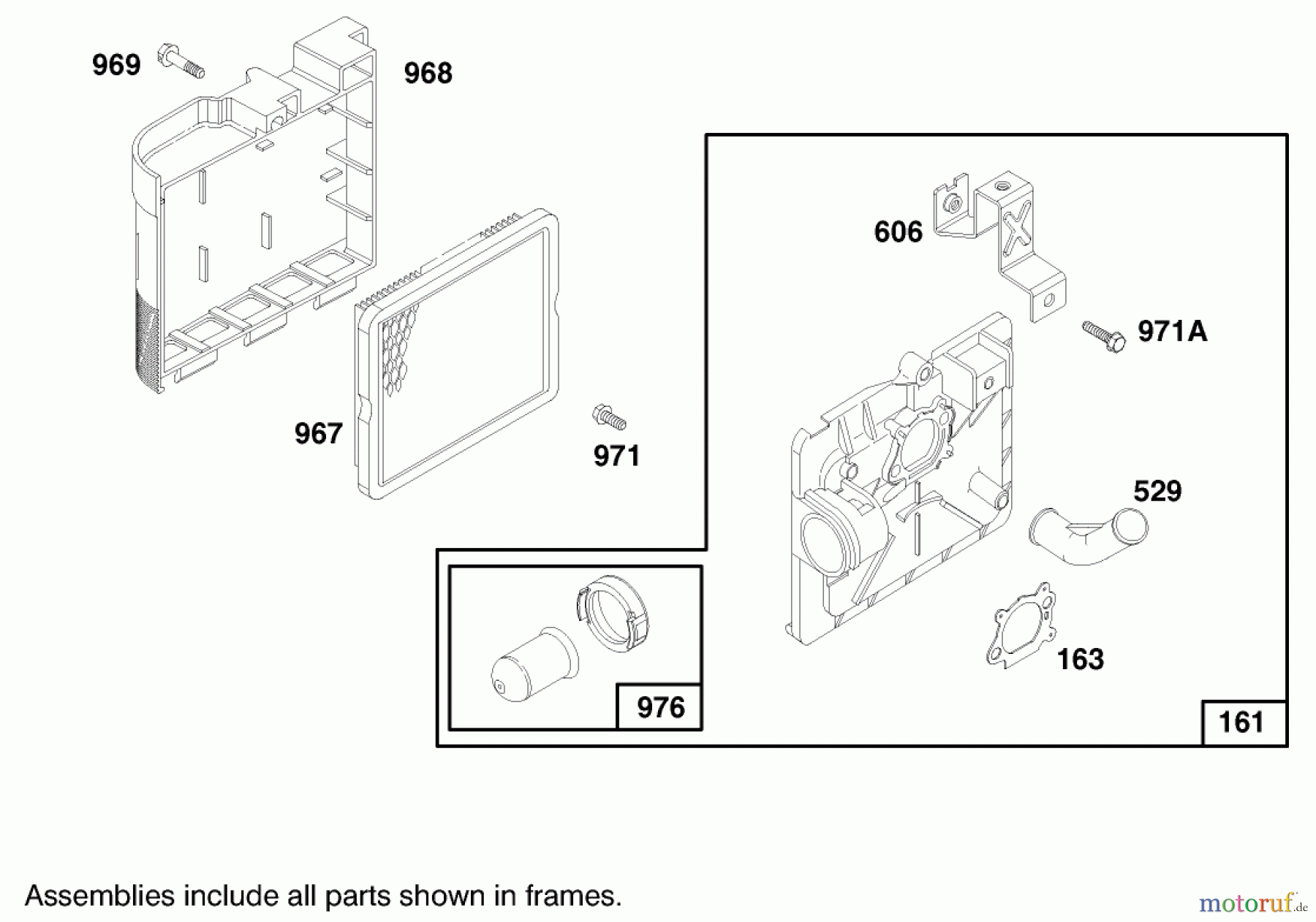  Toro Neu Mowers, Walk-Behind Seite 1 20469 - Toro Super Recycler Lawnmower, 1997 (7900001-7999999) ENGINE BRIGGS & STRATTON MODEL 12H802-0658-01 #5
