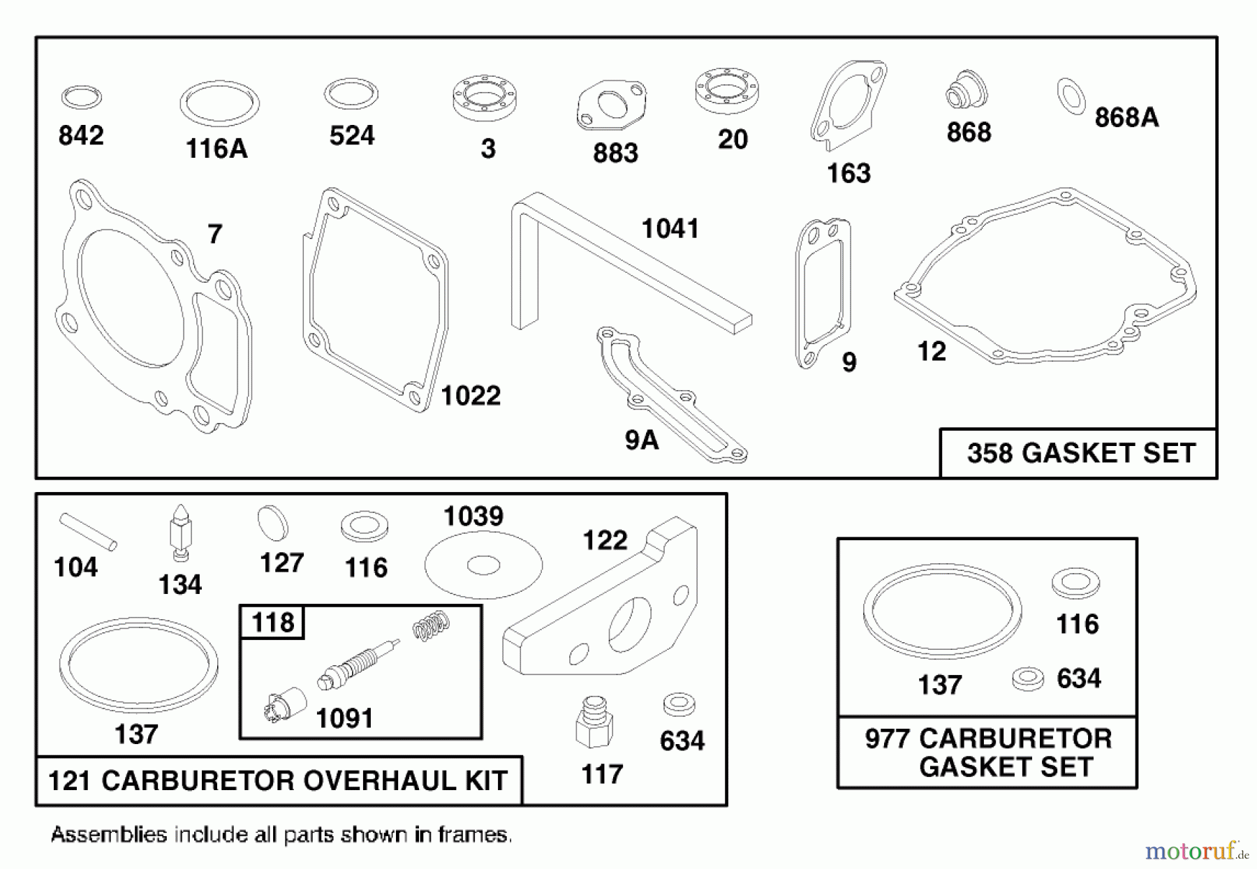  Toro Neu Mowers, Walk-Behind Seite 1 20474 - Toro Super Recycler Lawnmower, 1996 (6900001-6999999) ENGINE GTS 150 #9