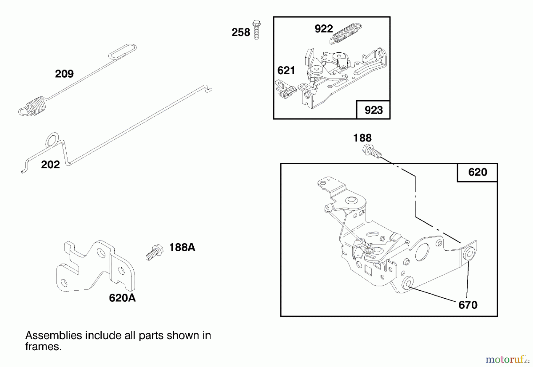 Toro Neu Mowers, Walk-Behind Seite 1 20479 - Toro Super Recycler Lawnmower, 1997 (7900001-7999999) ENGINE BRIGGS & STRATTON MODEL 12H802-0658-01 #4