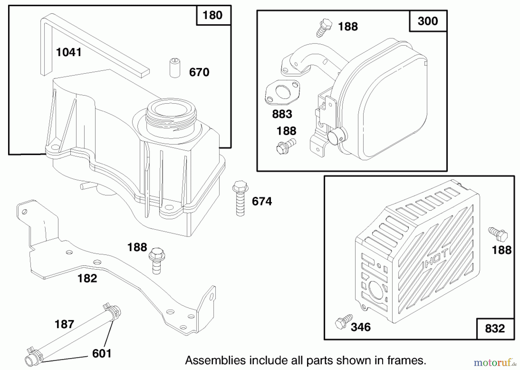  Toro Neu Mowers, Walk-Behind Seite 1 20481 - Toro Super Recycler Lawn Mower, 1997 (7900001-7999999) ENGINE GTS 150 #7