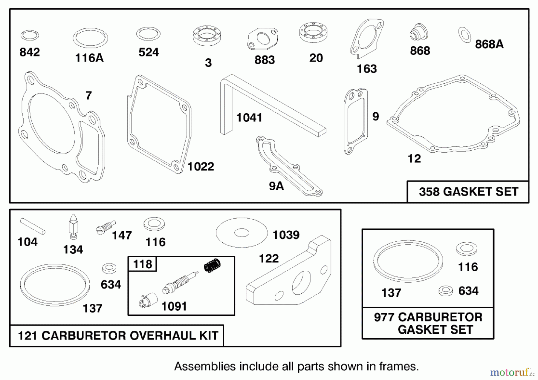Toro Neu Mowers, Walk-Behind Seite 1 20483 - Toro Lawnmower, 1997 (790000001-799999999) ENGINE GTS 150 (MODEL NO. 20483 ONLY) #7
