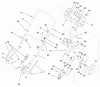 Toro 20483 - Lawnmower, 1997 (790000001-799999999) Ersatzteile HANDLE ASSEMBLY (MODEL NO. 20483 ONLY)