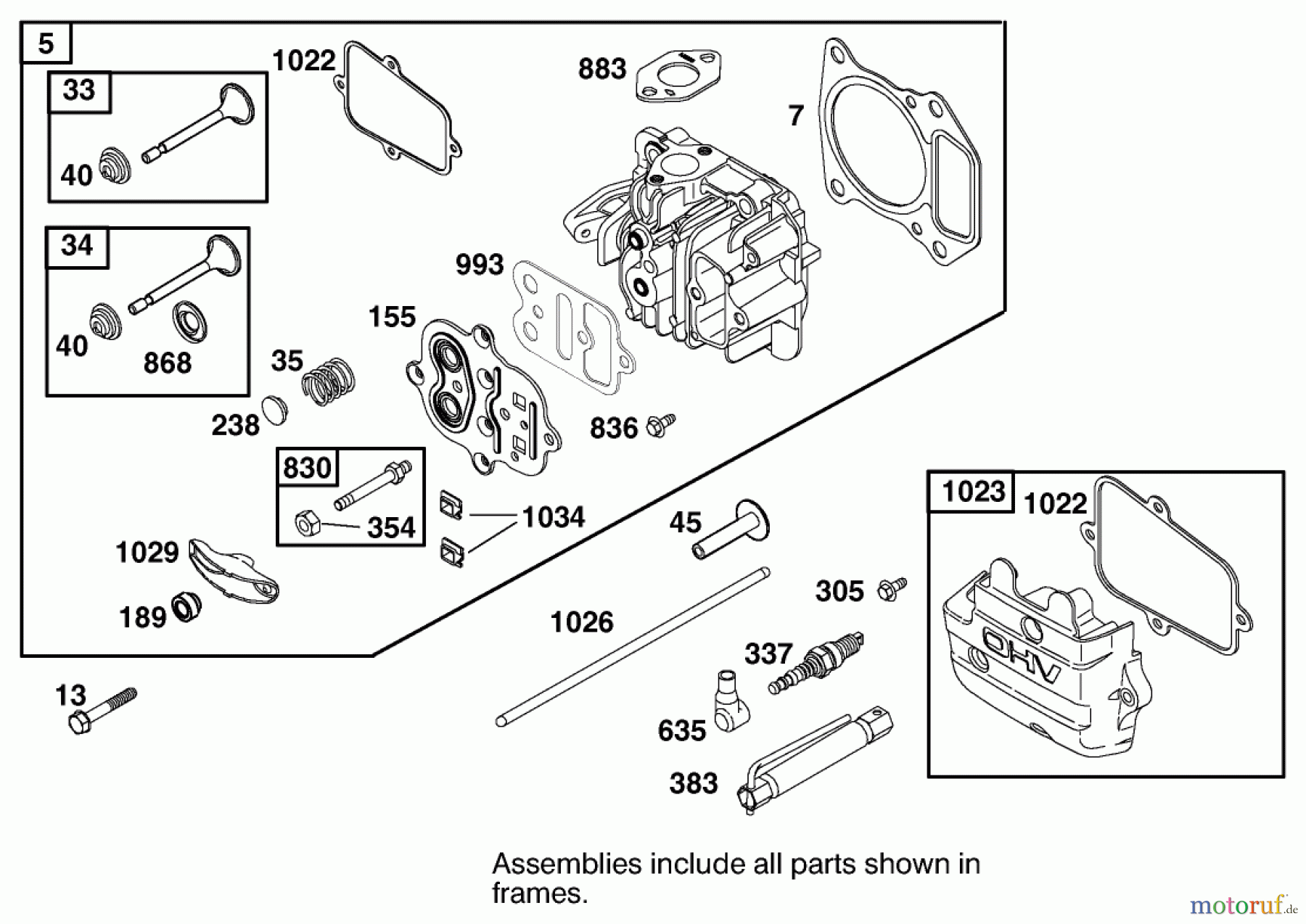  Toro Neu Mowers, Walk-Behind Seite 1 20487 (SR-21OSBB) - Toro Super Recycler Mower, SR-21OSBB, 2000 (200000001-200999999) ENGINE GTS-200 #2