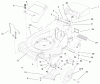 Toro 20489 (V-21S) - Vacu-Power Mower, V-21S, 1998 (8900001-8999999) Ersatzteile HOUSING ASSEMBLY
