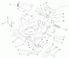 Toro 20490 (V-21SB) - Vacu-Power Mower, V-21SB, 1998 (8900001-8999999) Ersatzteile HOUSING ASSEMBLY