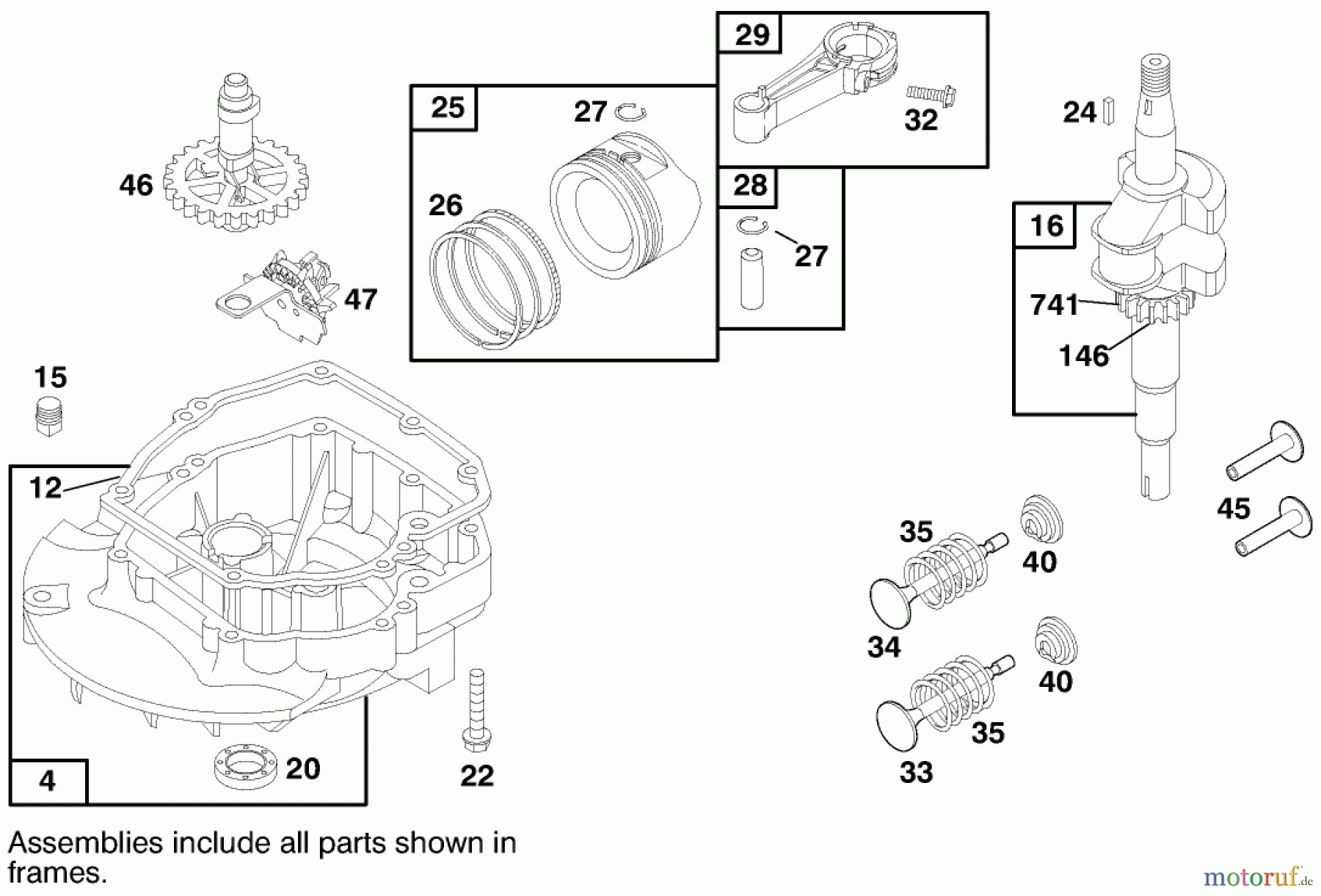 Toro Neu Mowers, Walk-Behind Seite 1 20493 (SR-21P) - Toro Super Recycler Mower, SR-21P, 1998 (8900001-8999999) ENGINE BRIGGS & STRATTON MODEL 12H802-1758-E1 #2