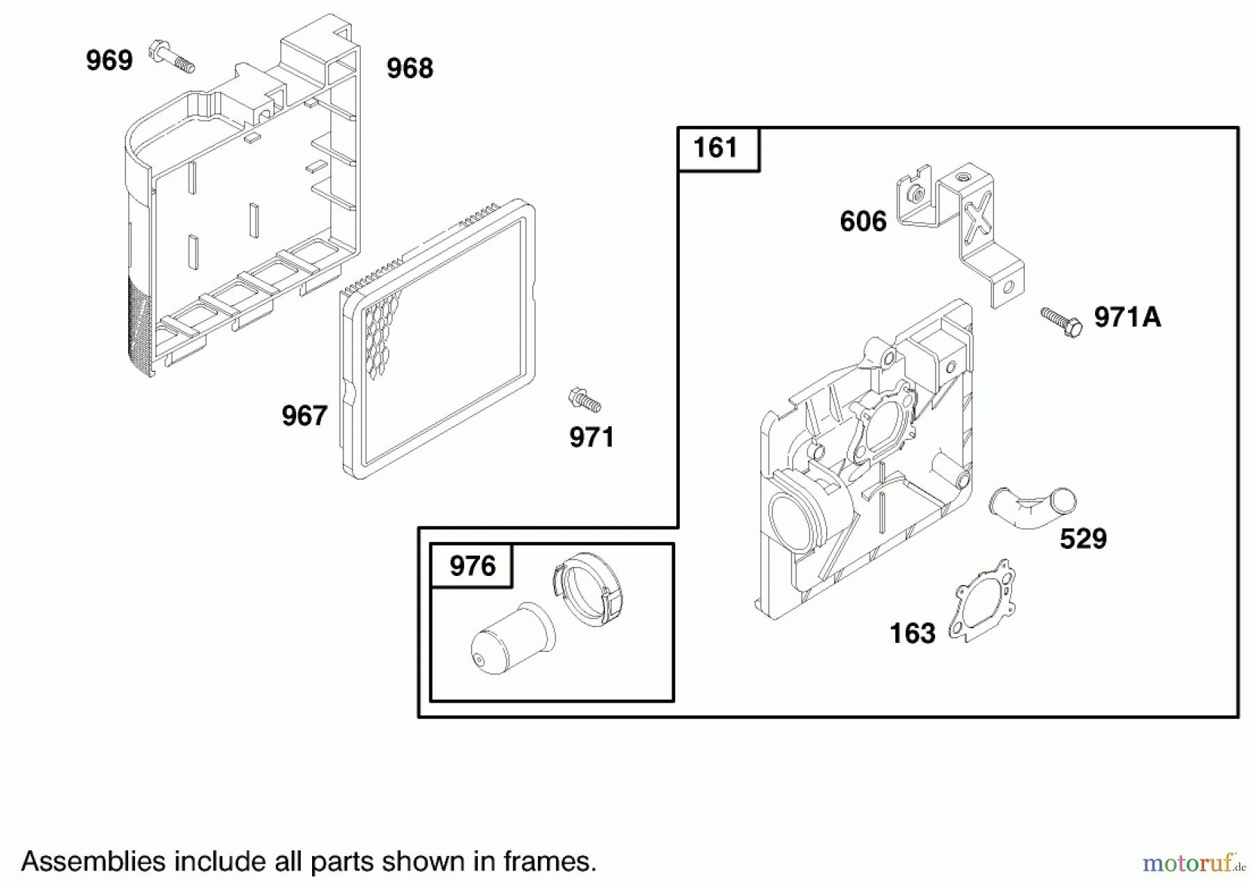 Toro Neu Mowers, Walk-Behind Seite 1 20495 (SR-21SE) - Toro Super Recycler Mower, SR-21SE, 1998 (8900001-8999999) ENGINE BRIGGS & STRATTON MODEL 12H807-1760-E1 #4