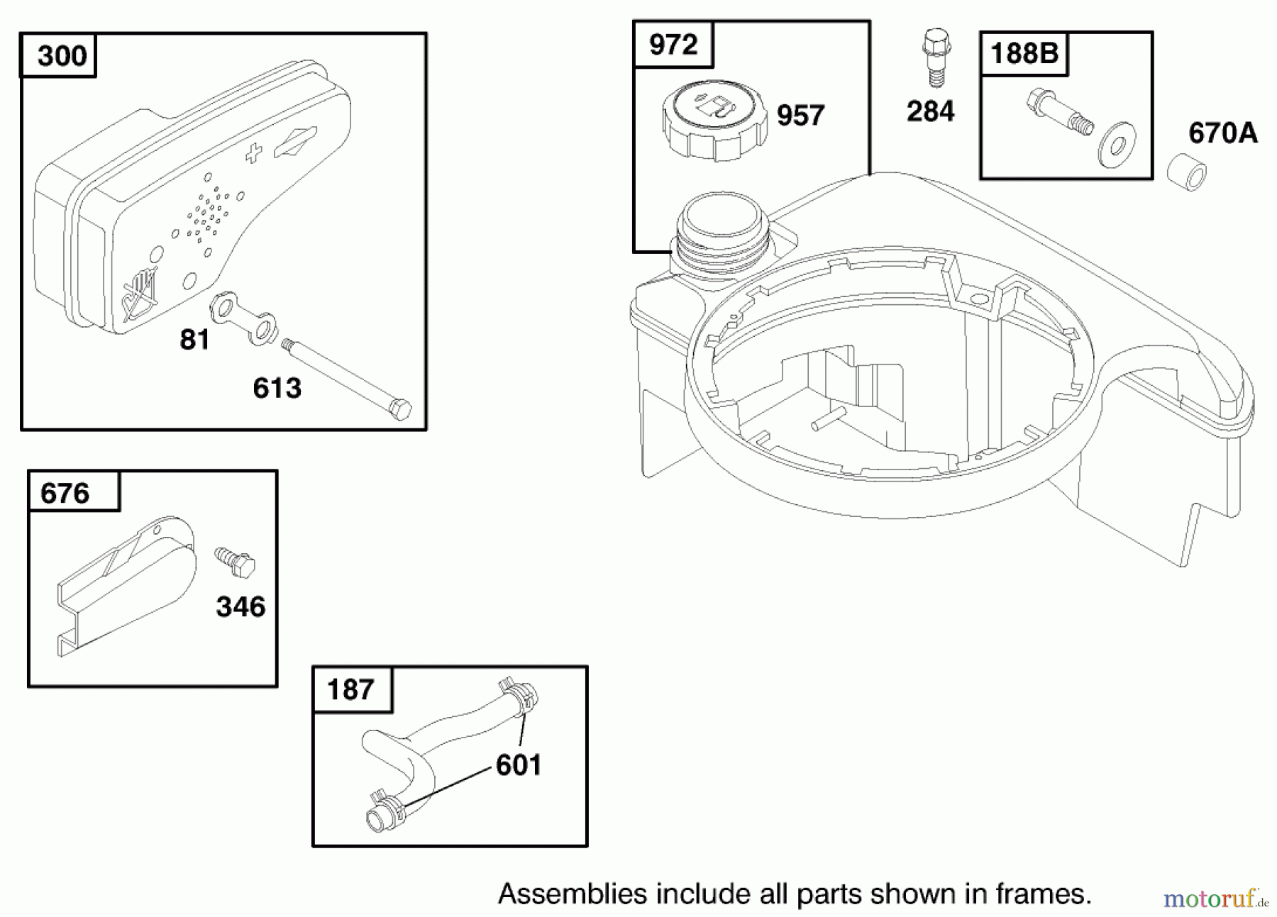  Toro Neu Mowers, Walk-Behind Seite 1 20495 (SR-21SE) - Toro Super Recycler Mower, SR-21SE, 1998 (8900001-8999999) ENGINE BRIGGS & STRATTON MODEL 12H807-1760-E1 #7