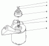 Toro 20696 - Lawnmower, 1976 (6000001-7999999) Ersatzteile STARTER MOTOR