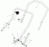 Toro 20526 - Lawnmower, 1986 (6000001-6999999) Ersatzteile HANDLE ASSEMBLY