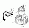 Toro 20526 - Lawnmower, 1986 (6000001-6999999) Ersatzteile MAGNETO & FLYWHEEL ASSEMBLY