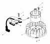 Toro 20526C - Lawnmower, 1988 (8000001-8999999) Ersatzteile MAGNETO & FLYWHEEL ASSEMBLY (MODEL NO. VMH7)