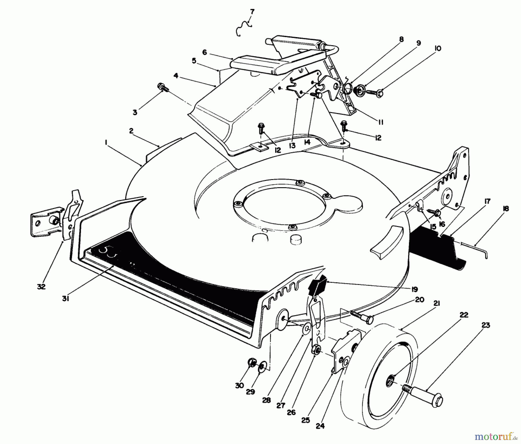  Toro Neu Mowers, Walk-Behind Seite 1 20526C - Toro Lawnmower, 1989 (9000001-9999999) ENGINE ASSEMBLY