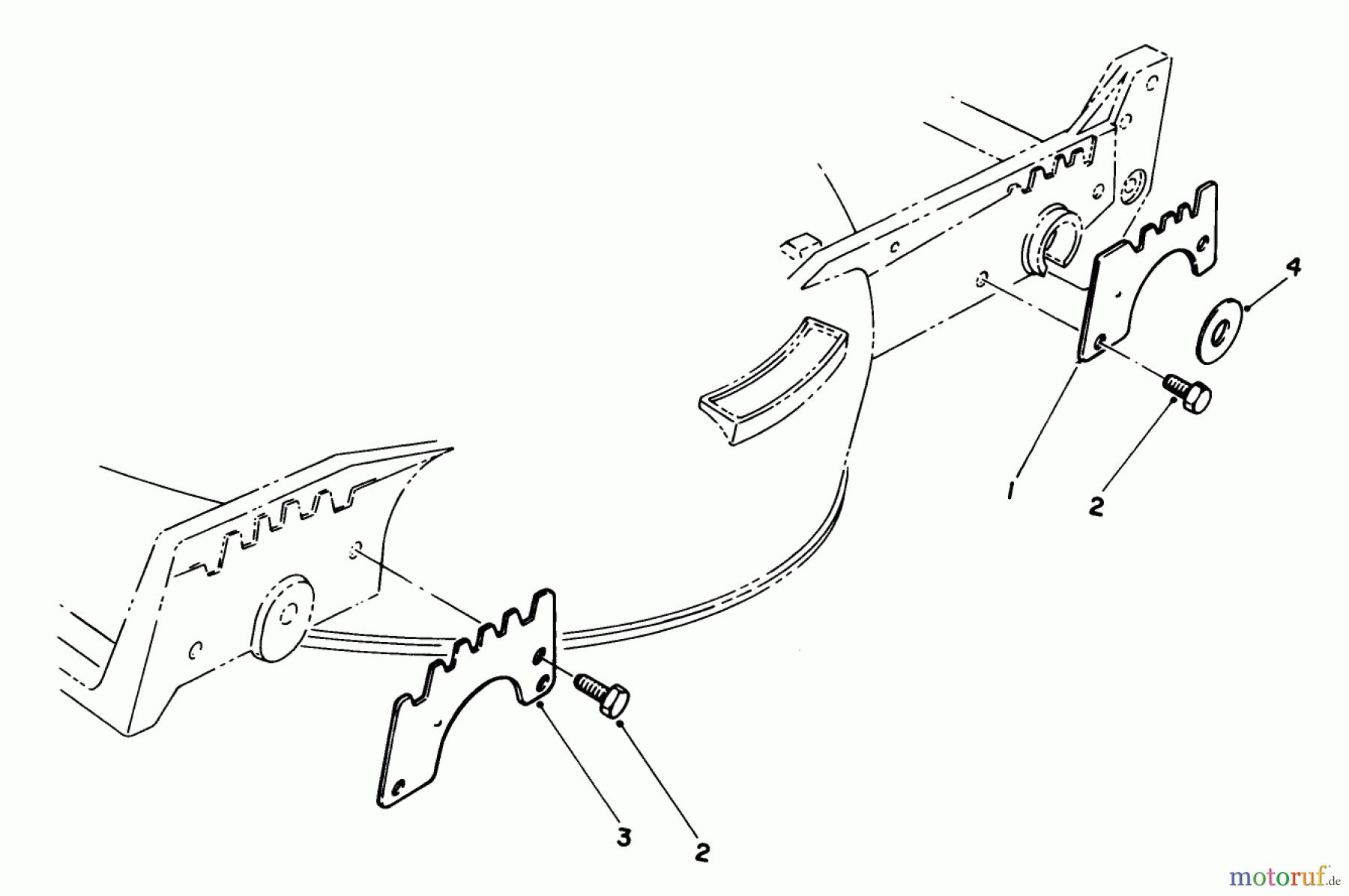 Toro Neu Mowers, Walk-Behind Seite 1 20531 - Toro Lawnmower, 1988 (8000001-8999999) WEAR PLATE KIT MODEL NO. 49-4080 (OPTIONAL)