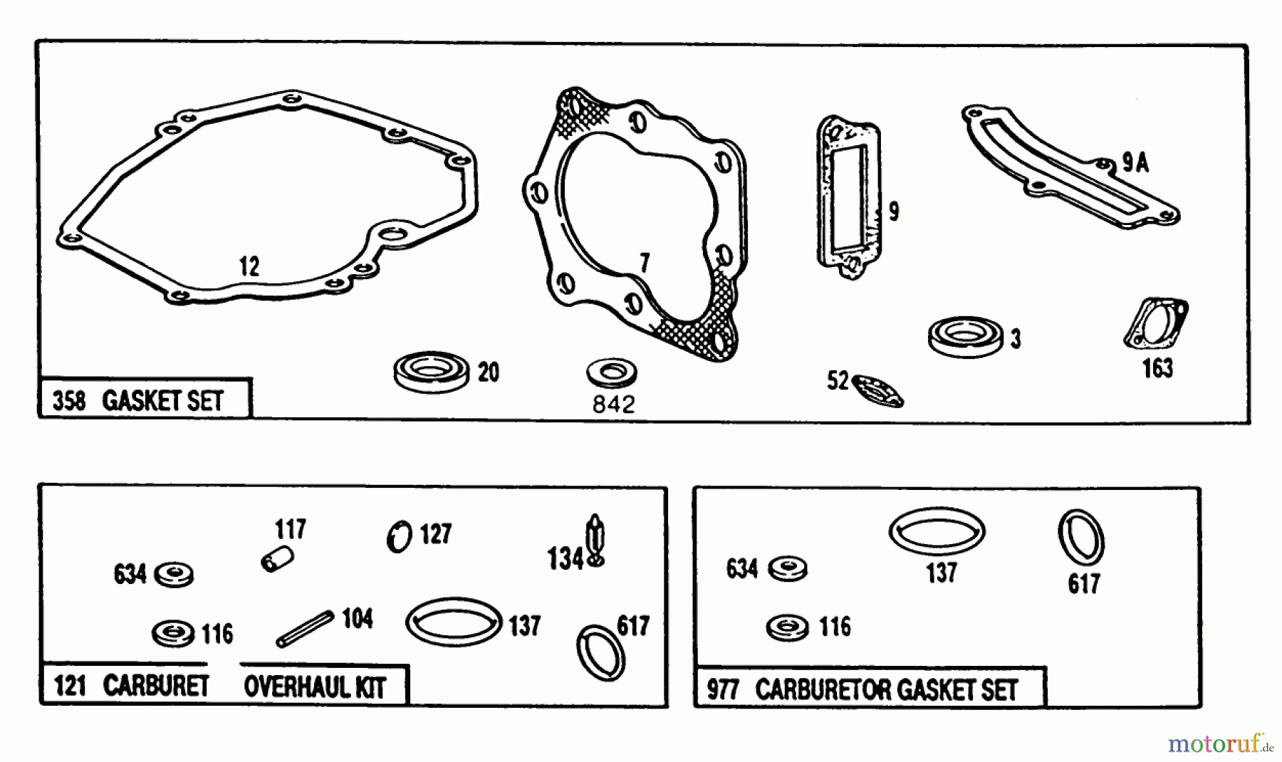 Toro Neu Mowers, Walk-Behind Seite 1 20561 - Toro Lawnmower, 1990 (0000001-0999999) ENGINE MODEL 124702-3115-01 #1