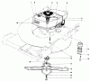 Toro 20673 - Lawnmower, 1977 (7000001-7999999) Ersatzteile ENGINE ASSEMBLY (MODEL NO. 20562)