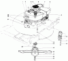 Toro 20673 - Lawnmower, 1977 (7000001-7999999) Ersatzteile ENGINE ASSEMBLY (MODEL NO. 20673)