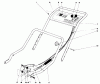 Toro 20673 - Lawnmower, 1977 (7000001-7999999) Ersatzteile HANDLE ASSEMBLY (MODEL NO. 20562)