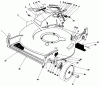 Toro 20563 - Lawnmower, 1990 (0000001-0999999) Ersatzteile HOUSING ASSEMBLY