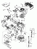 Toro 20574 - Lawnmower, 1983 (3000001-3999999) Ersatzteile ENGINE TECUMSEH MODEL NO. TNT 100-10084E