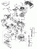 Toro 20574 - Lawnmower, 1984 (4000001-4999999) Ersatzteile ENGINE TECUMSEH MODEL NO. TNT 100-10084E