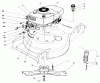 Toro 20574 - Lawnmower, 1985 (5000001-5999999) Ersatzteile ENGINE ASSEMBLY