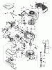 Toro 20574 - Lawnmower, 1985 (5000001-5999999) Ersatzteile ENGINE TECUMSEH MODEL NO. TNT 100-10084E
