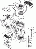 Toro 20574 - Lawnmower, 1986 (6000001-6999999) Ersatzteile ENGINE TECUMSEH MODEL NO. TNT 100 10097E