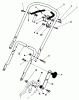 Toro 20574 - Lawnmower, 1986 (6000001-6999999) Ersatzteile HANDLE ASSEMBLY