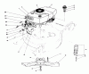 Toro 20574 - Lawnmower, 1987 (7000001-7999999) Ersatzteile ENGINE ASSEMBLY