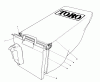 Toro 20574 - Lawnmower, 1988 (8000001-8999999) Ersatzteile GRASS BAG ASSEMBLY NO. 12-8859