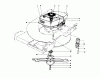 Toro 20575 - Lawnmower, 1978 (8000001-8007500) Ersatzteile ENGINE ASSEMBLY