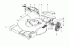 Toro 20575 - Lawnmower, 1978 (8000001-8007500) Ersatzteile HOUSING ASSEMBLY