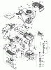 Toro 20576 - Lawnmower, 1983 (3000001-3999999) Ersatzteile ENGINE TECUMSEH MODEL NO. TNT100-10083E